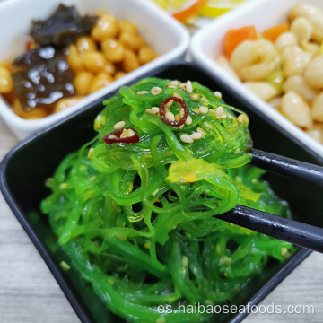 Ensalada de algas sazonadas congeladas con con sabor